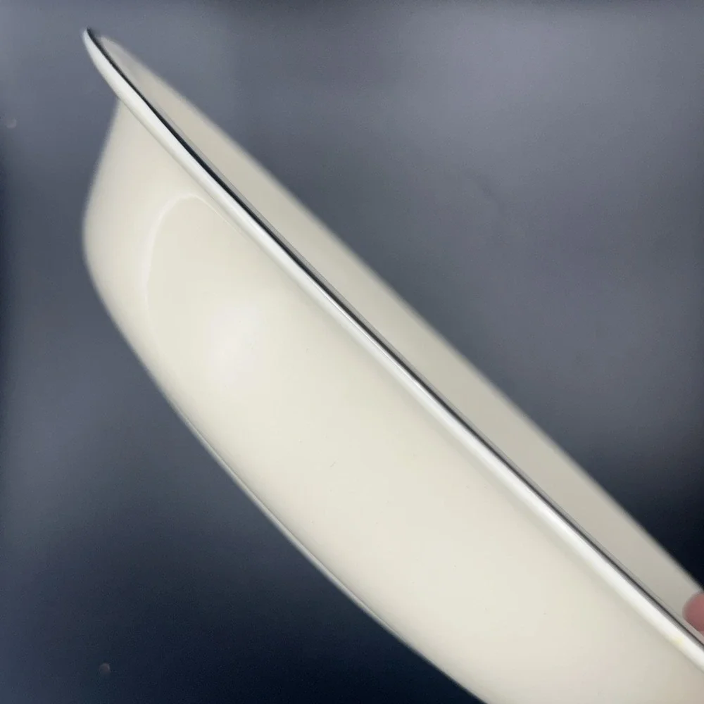 LENOX Ivory Fine China Montclair Platinum Trim Oval Serving Bowl | Vintage